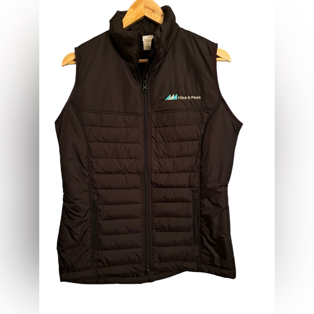 Womens puffer vest black Tri mtn Hike & Peak medium black